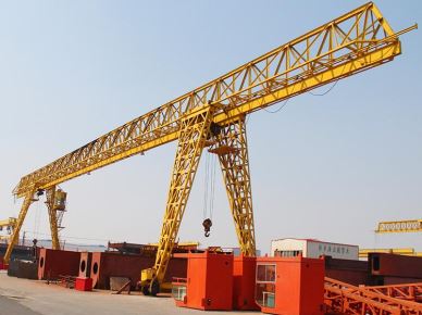 10ton nues ligoté avec portique portail monopoutre