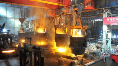Four fonderie 320t Casting louche généraux grue pour aciérie